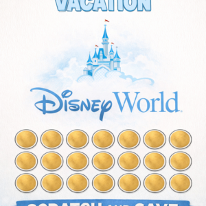 Disney Scratch & Save Booklet