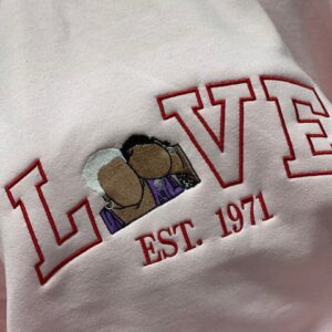 Personalized “LOVE” Embroidered