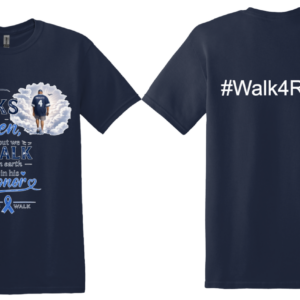 #Walk4Randy ALS Tribute T-Shirt – Memorial Walk Support Tee (Navy Blue)